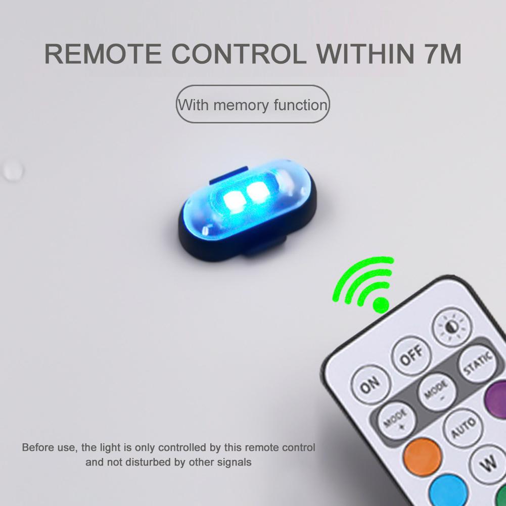 Motorcycles Led Flashing Lights LED Night Light Battery Powered Small Strong Light For RC-Car