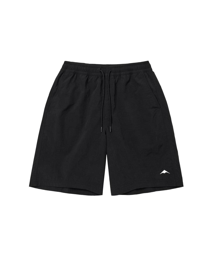 Goyoweeo Nylon Logo Shorts (Black)