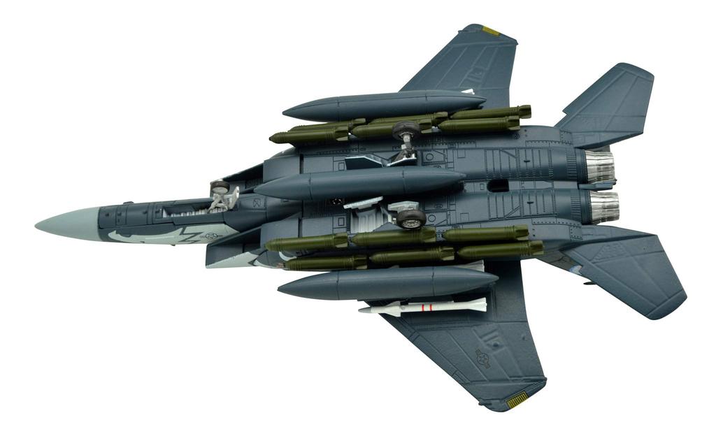 TANG DYNASTY(TM) 1100 F-15E Fighter Attack Aircraft Alloy Completed United States Air Force Airplane Model