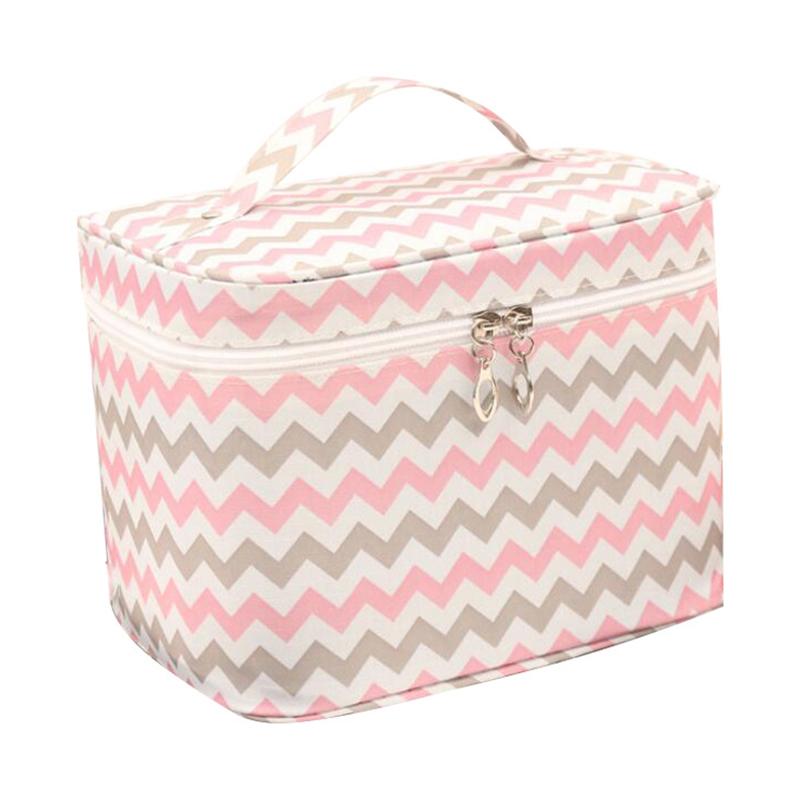 Waterproof Portable Women Makeup Bag High Capacity Toiletries Organizer Storage Cosmetic Cases Zipper Wash Beauty Pouch Travel