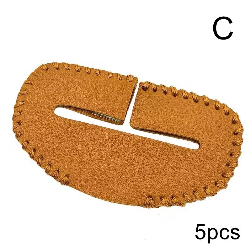 Universal Leather Car Safety Seat Belt Anti-Scratch Cover Car Seat Belt Socket Protective Cover Button Protective Case