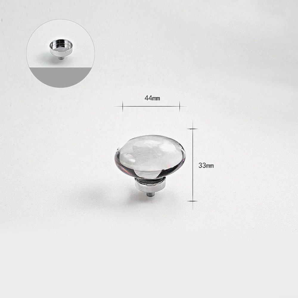 Gold Grey Transparent Crystal Cabinet Knobs Durable Excellent Design Crystal Knobs Furniture Dresser Knob for Kitchen Bathroom