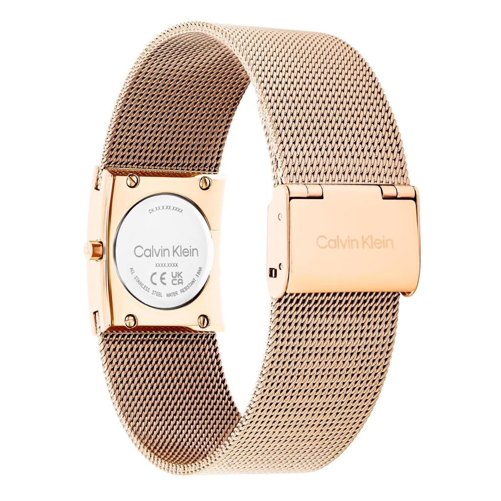 Watch PULSE Rose Gold Dial Stainless Steel Bracelet 25100137 [Calvin Klein][Authorized Import] Women's