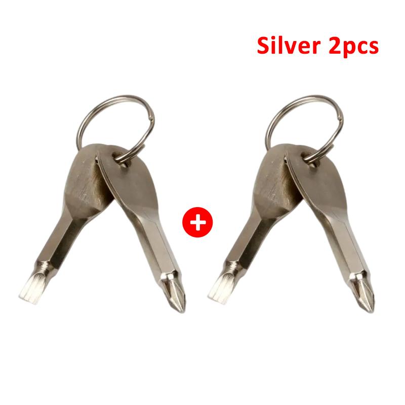 Emergency Key Screwdriver Outdoor Multifunctional Edc Tool Safety Protection Self Defense Prick Cone Combined Tool Set