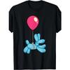 Cartoon Balloon Puppy Print T-shirt Casual and Versatile Style Suitable for Daily Wear and Going Out In Summer
