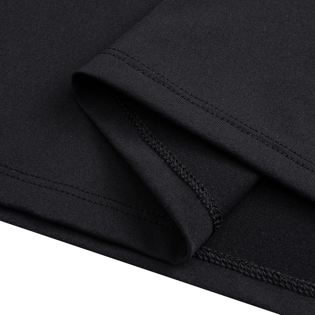 Anta Fitness Running Training Short Sleeve T-Shirt Men tops Basic-Black 952627108-4