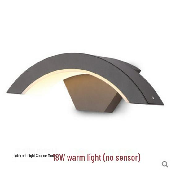 

Minimalist Waterproof LED Outdoor Wall Light for Courtyard, Balcony, and Doorway