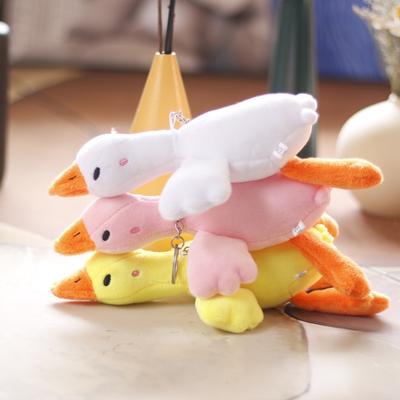 Ente Plüsch Spielzeug flauschige Puppe Schlüsselanhänger süße Tier Schwan Gans weiche Puppen gefüllt