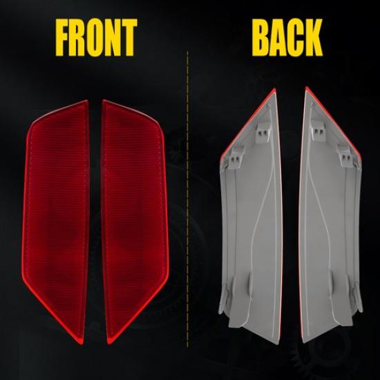 Rear Left Reflector Right Red 2013- Bumper For Escape Ford SE S Titanium SEL