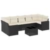 VidaXL Garden Lounge Set with Cushions 8 Pcs, Sofas with Adjustable Feet, Outdoor Furniture Set Patio Terrace, 3218726