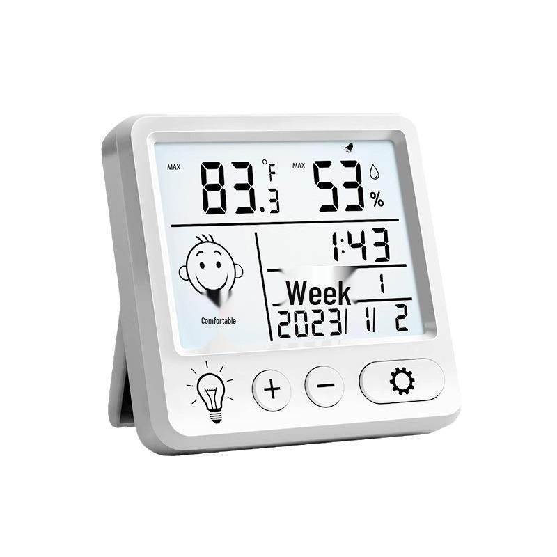 High-Precision Wall-Mounted Indoor Thermometer & Hygrometer for Baby Room