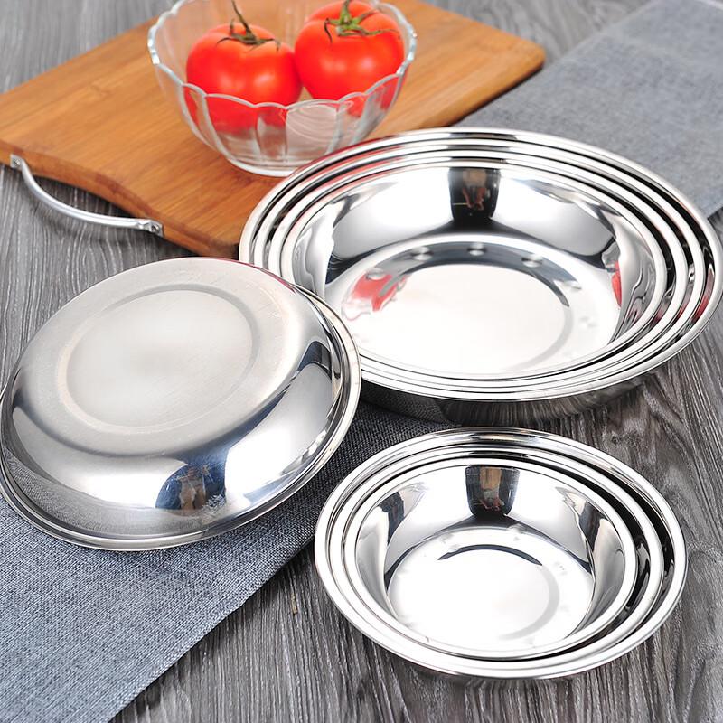 ZISIZ 304 Stainless Steel Deep Soup Plate