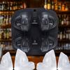 2pcs 3D Sharks Ice Cube Mold Food Grade Silicone Ice Cube Maker Kitchen Gadgets Ice Cube Tray  Pub