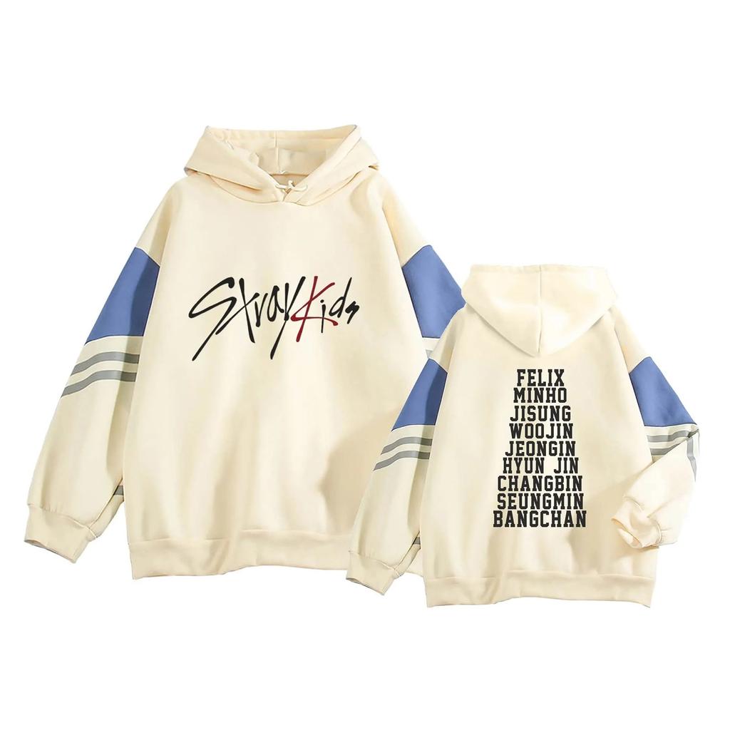 Unisex Fashion Casual Long Sleeved Round Neck Loose Plush Pullover With Rope Hoodie