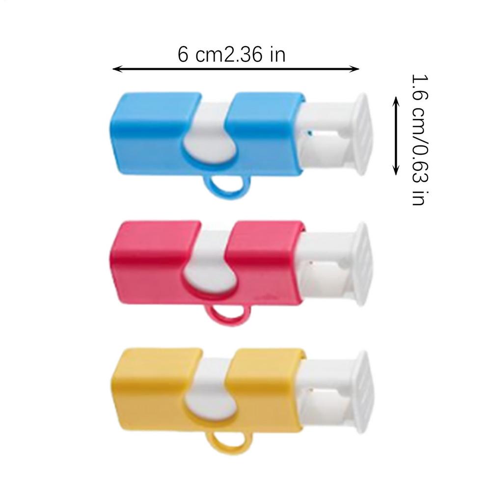 

3 шт. Зажим для герметизации Зажим для пакетов для сохранения продуктов Зажим для снеков Хранение свежих продуктов Герметизирующая клипса Зажимы для пакетов Кухонные гаджеты Инструменты для хранения