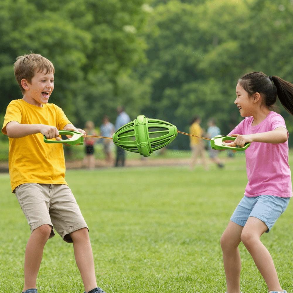 Fun Fitness Activity Two-person tug-of-war ball Ball-Handling Game  Early Childhood
