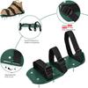 Lawn Aerator Shoes Grass Spiked Shoes with Adjustable Strap Lawn Aerator Tool Anti-Slip for Yard Patio Garden