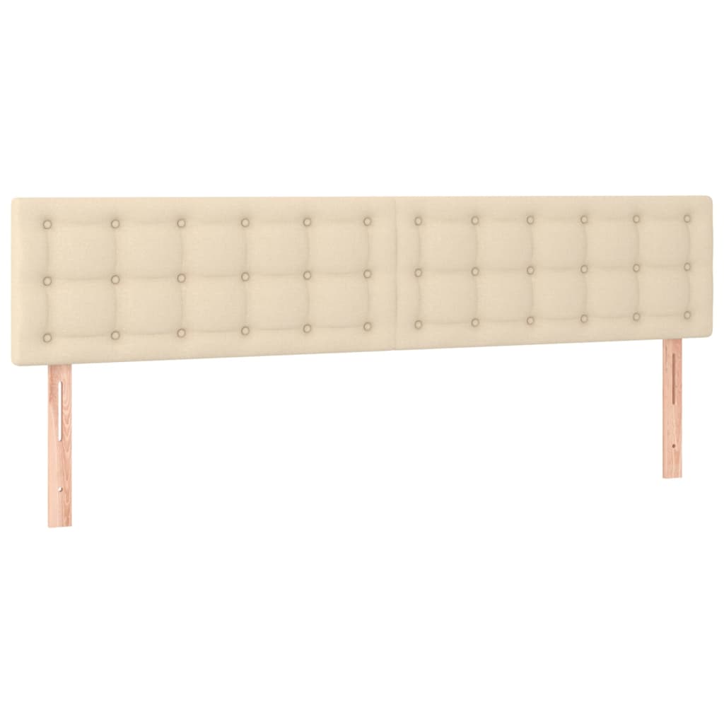 Vidaxl Continental Bed With Mattress, Cream, Fabric, 180X200 Cm