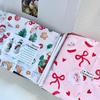 10 Sheets Christmas Gift Wrapping Tissue Paper Santa Claus Snowman Xmas Tree Pattern Flower Bouquet Packaging Decoration Paper