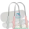Stainless Steel Tongue Scraper With Storage Box Oral Cleaner Brush Fresh Cleaning Hygiene High Quality Tongue Scrape