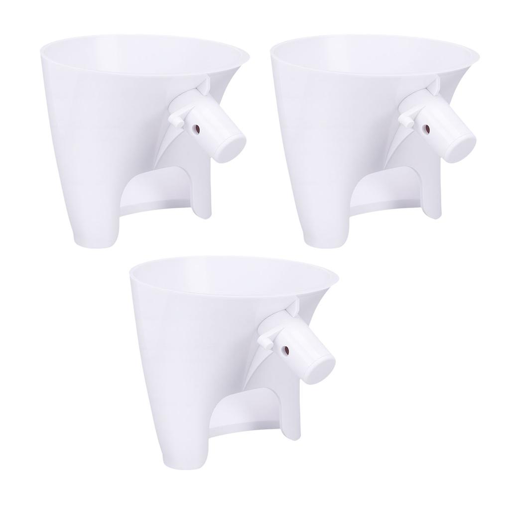 3PCS Flour Funnel Fit for Artisan KSM150 4.5 5 Qt Tilt Head Mixer Anti Splashing Flour Pouring Funnel Dishwasher Safe