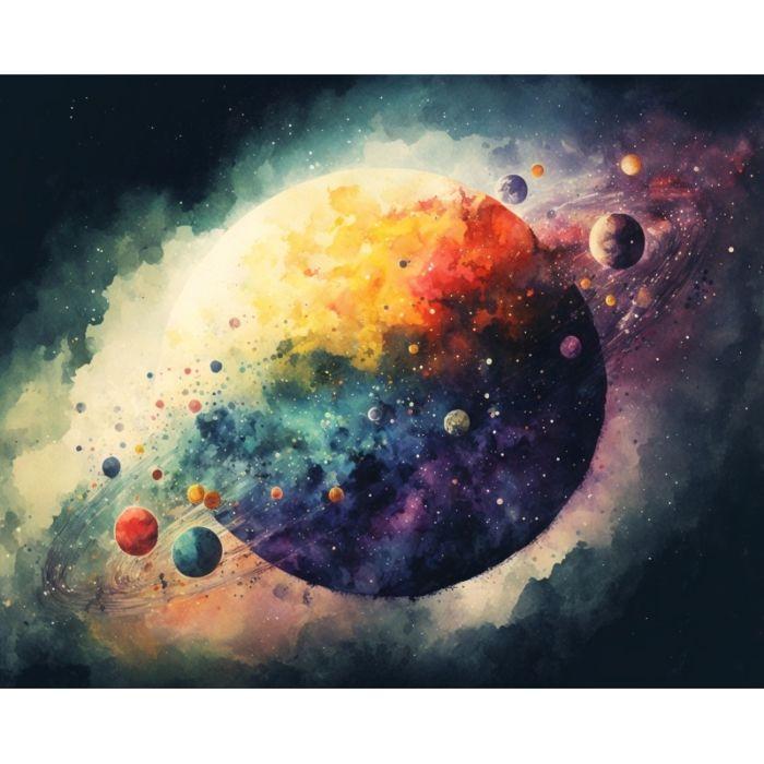 Paint by Numbers Planets 40 X 50 Cm