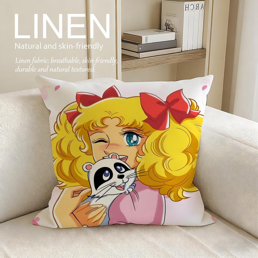Classic Candy Candy Cushion Cover Pillowcase Set Pcs X X Breathable Washable Sofa Cushion Cover