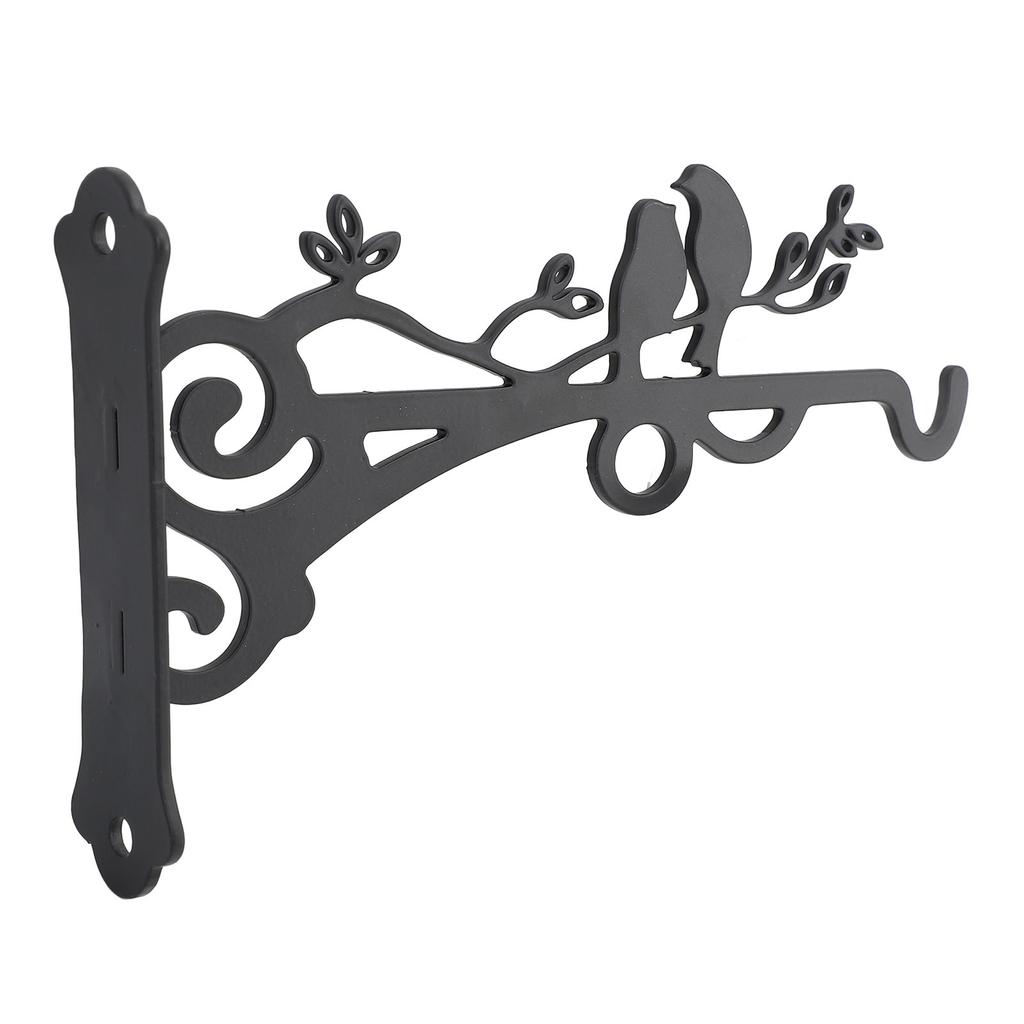 Hanging Plant Bracket Wall Hook Iron Decorative Plant Hanger with Screws for Bird Feeder Lanterns Wind Chimes Flower