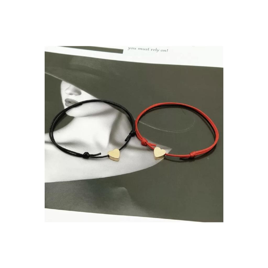 Heart Friendship Bracelet (2 Pieces)