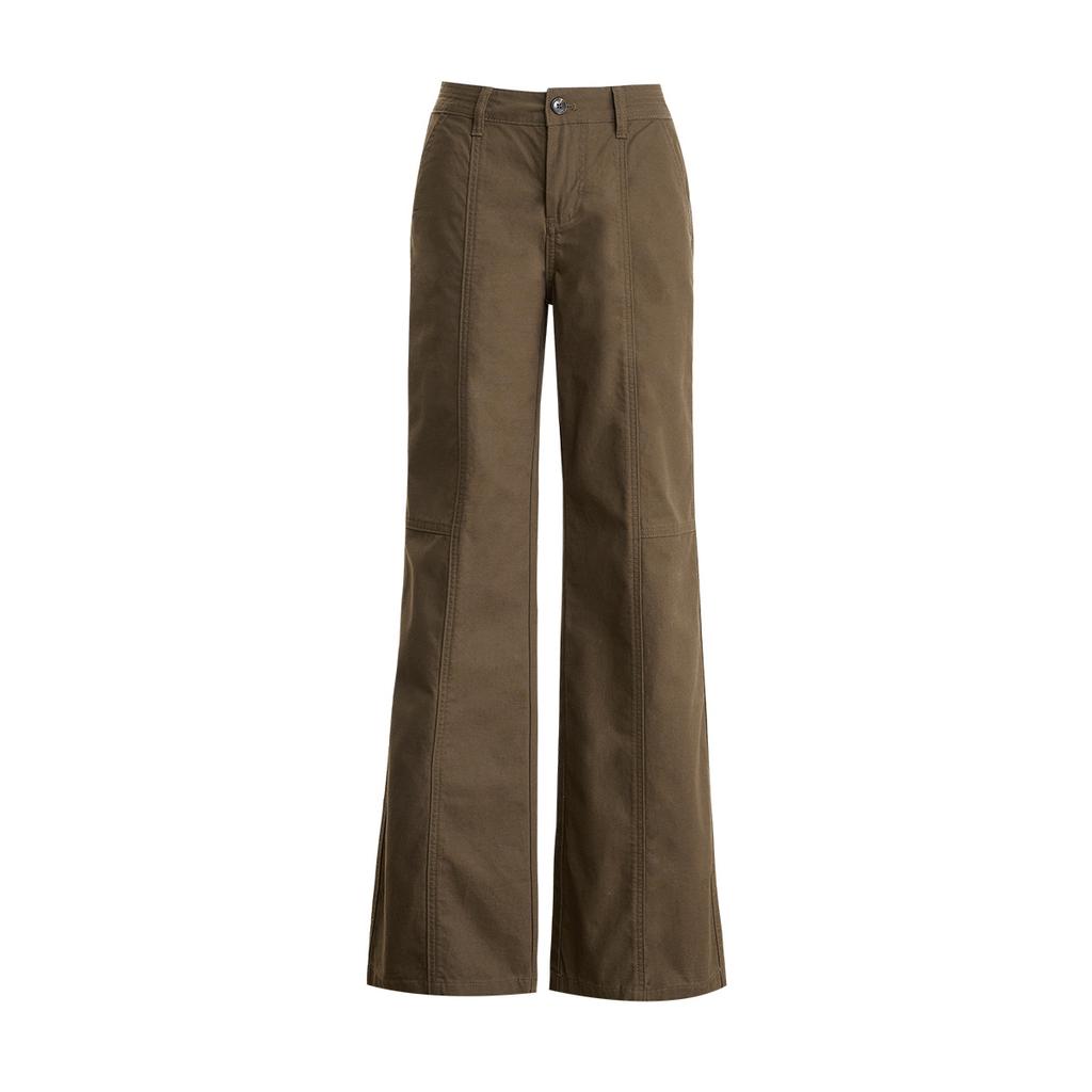 16ss | 1116 spring and summer denim slim trousers show white new American retro mopping slightly versatile drape