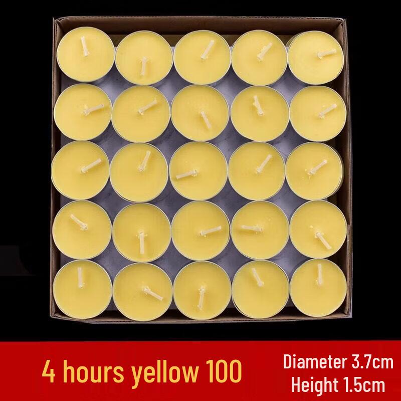LIEI 4-Hour Plant-Based Butter Lamps (100-Pack)