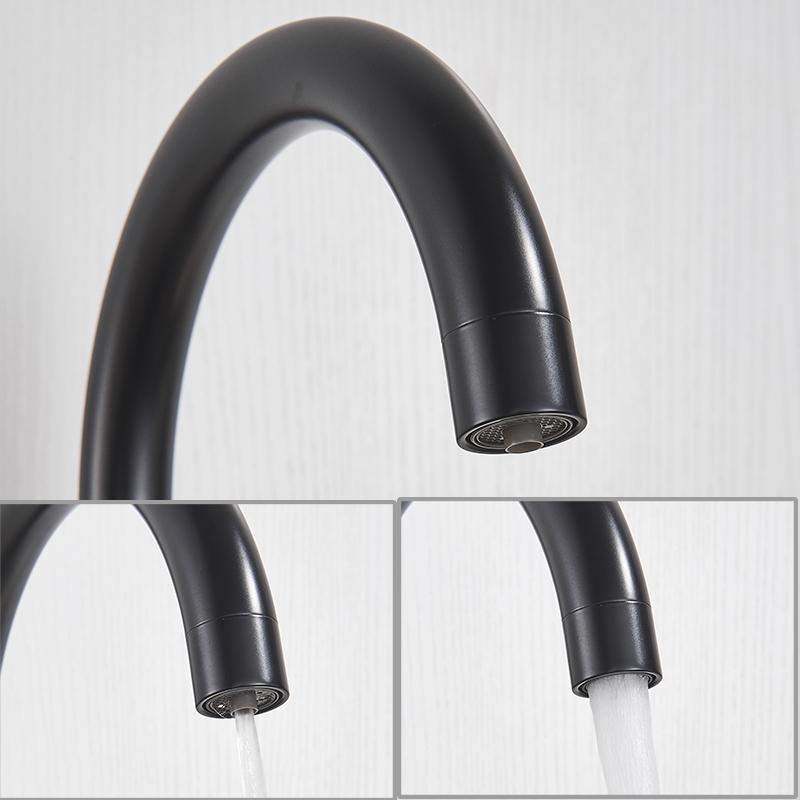 Filtered Pure Drinking Water Kitchen Sink Faucet Single Hole Double Handle Rotatable Hot and Cold Water Kitchen Sink Faucet