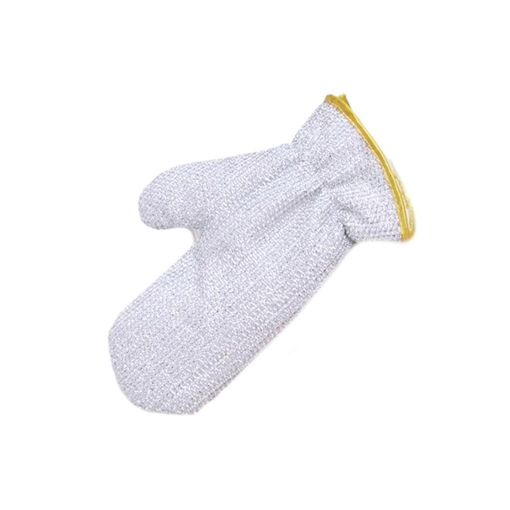 Housework Cleaning Gloves Non-Stick Wire Dishwashing Gloves Oil-Proof Waterproof Gloves Cleaning Brush for Washing Dish