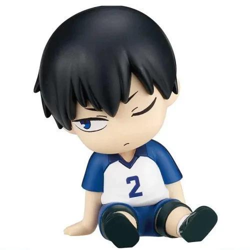 4Pcs/Set Haikyuu V5 Shoulder-To-Shoulder Sleeping Figure Cute Hinata Shoyo Kageyama Tobio Anime Model Ornament Gashapon Toy Gift