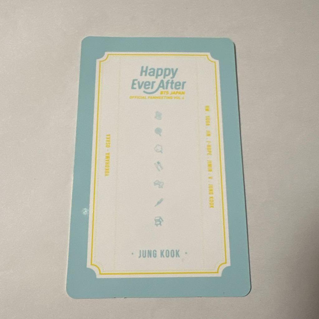 [USED] BTS Jungkook Happy Ever After Trading Card