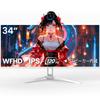 Suevery Flat Panel PC WFHD 120Hz IPS HDMI DP FreeSync Blue Light Tilt sRGB Wide Color Wall Mountable Ultra-Wide 34-inch Monitor, (2560x1080), Display,