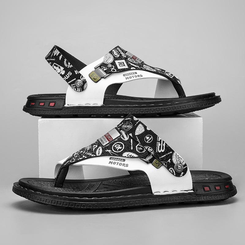 Men's Summer Dual-Use Non-Slip Korean Style Casual Beach Sandals