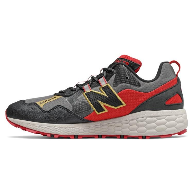 New Balance Fresh Foam Crag Trail Wide  Black Red  Men s MTCRGCN2 EU 40