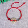 Buddhism Six Words Ancient Coin Kabbalah Red String Bracelets Lucky Protection