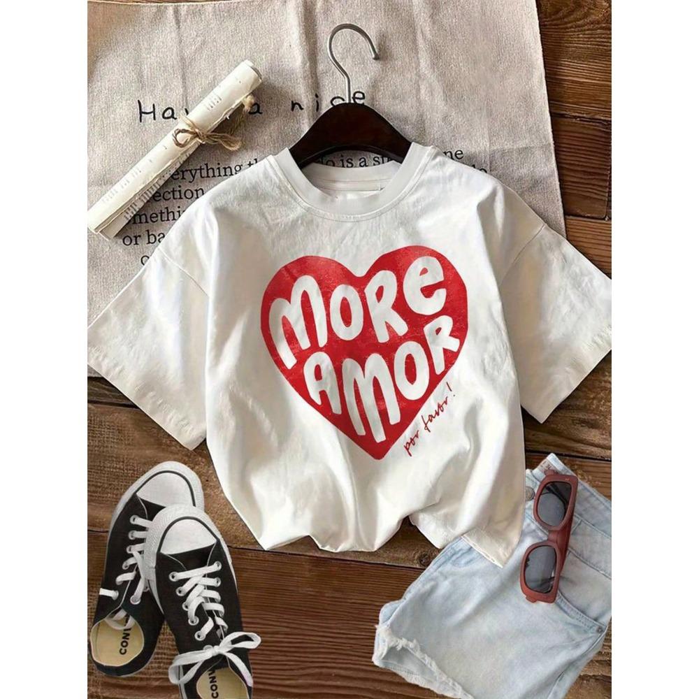 Women s High-quality Pure Cotton Short Sleeved T-shirt with Multi-color Pattern Printed Women s Round Neck T-shirt XXXL