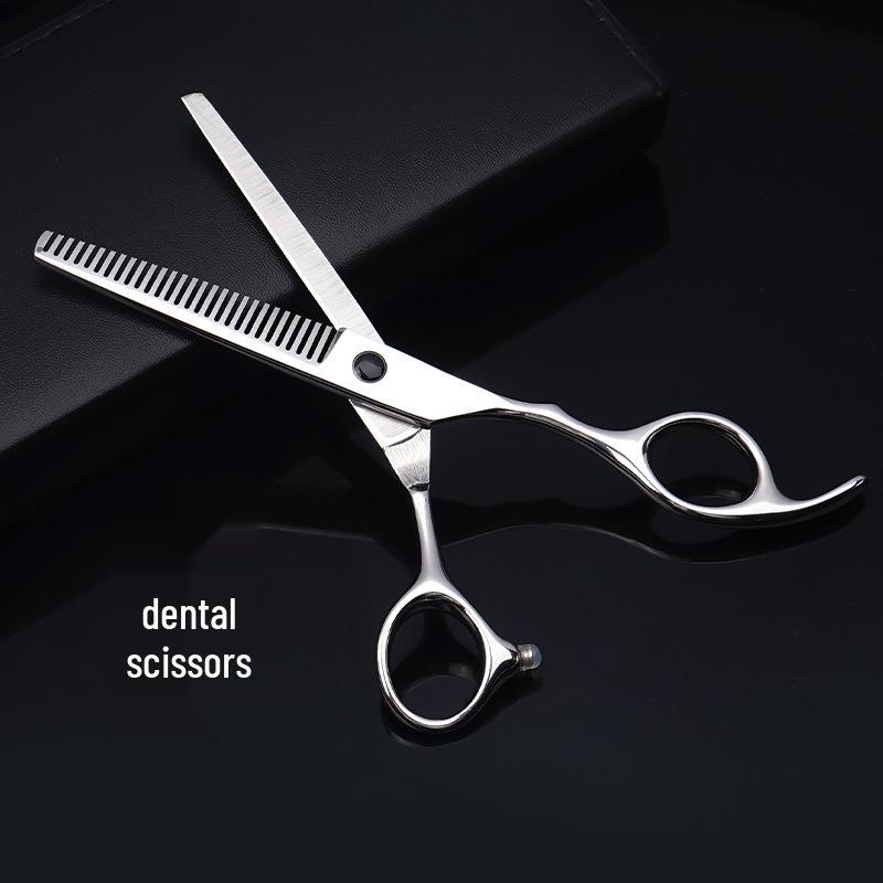 Professional Hairdressing Scissors Set - Straight & Thinning Shears for Barbers and Bangs