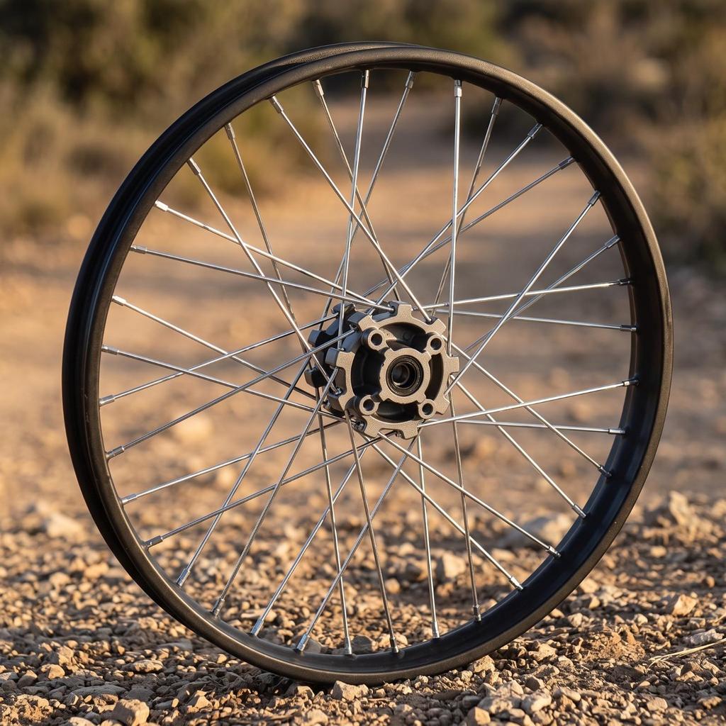 Rim Heavy-Duty Motorcycle Wheel Hub Assembly Reliable for Dirt Bike Riders