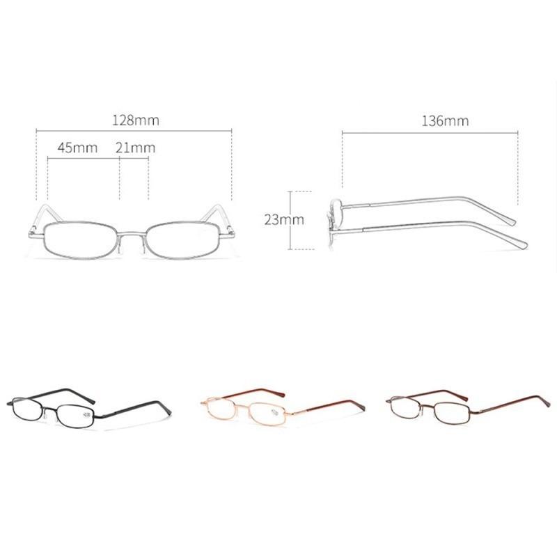 Unisex Reading Glasses Men Women Ultra-light Portable Anti-fatigue Presbyopia Eyeglass With Case Diopter Eyewear +1.0 ~+4.0