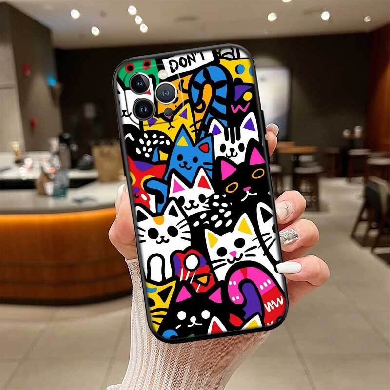 Cat Kitten Meow Case for Samsung Note 20 10 S25 Plus Ultra Lite FE M20 M21 M30 M31 M51 A11 A26 A51 A52 A53 A56 A70 A71 A72 A73