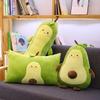 Cute Avocado plush toy Cartoon Smile  Avocado Sleeping pillow Cushion Stuffed plant soft doll fruit pillow baby toy gift for her