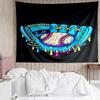 Baseball Print Tapestry, Backdrop, Easy Setup, Ideal for Bedroom, Office & Living Room, with Aesthetic Wall Hanging Decor.