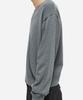 DNSR Washable V-Neck Layered Knit Gray