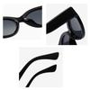 Fashion Black Cat Eye Sunglasses Women Small Frame UV400 Protection Outdoor Driving Sunshade Eyewear for Men and Women