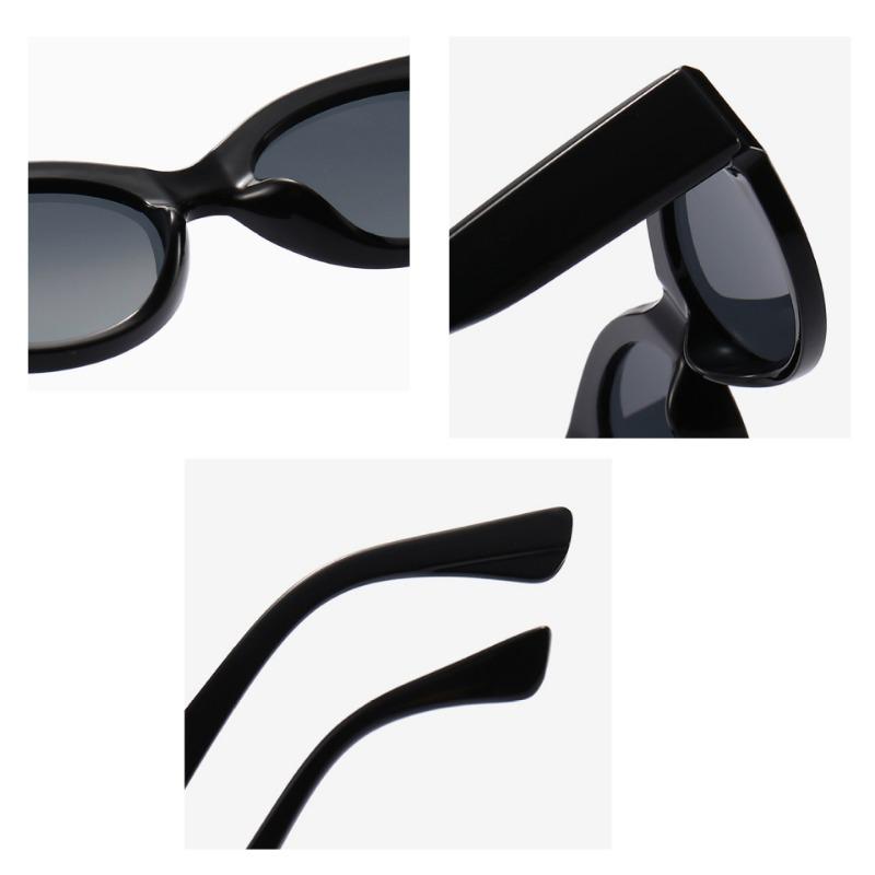 Fashion Black Cat Eye Sunglasses Women Small Frame UV400 Protection Outdoor Driving Sunshade Eyewear for Men and Women