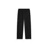 Li-Ning Pure Color Multi-Pocket Straight Loose Knit Sports Pants Men Bottoms Black AKLT951-2